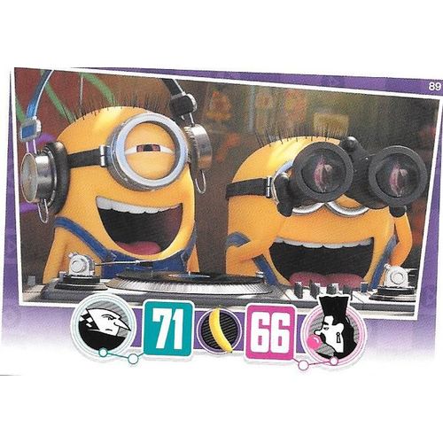 N°89 Trading Card Game Moi Moche Et Méchant 3 Topps
