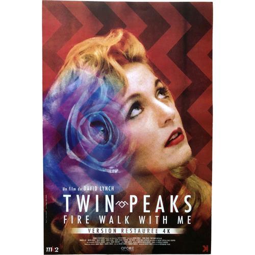 Affiche Originale De Cinéma - Twin Peaks - 40x60 Cm Petit Format - Roulée - Fire Walk With Me De David Lynch Avec Sheryl Lee, Kyle Maclachlan, David Bowie - Année 1992 Ressortie - Uniqposters