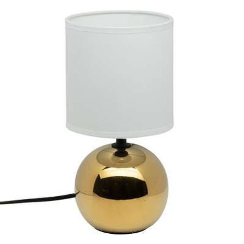 Lampe boule Atmosphera Timéo céramique or