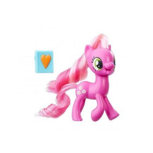 My Little Pony - Poupee - Poney Rose Cheerilee - Cheveux Long - Petit Poney Avec Un Livre Bleu