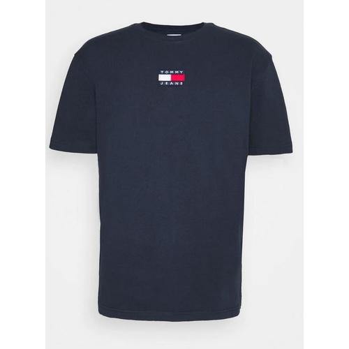 Tommy Jeans T-Shirt Homme Badge Marine