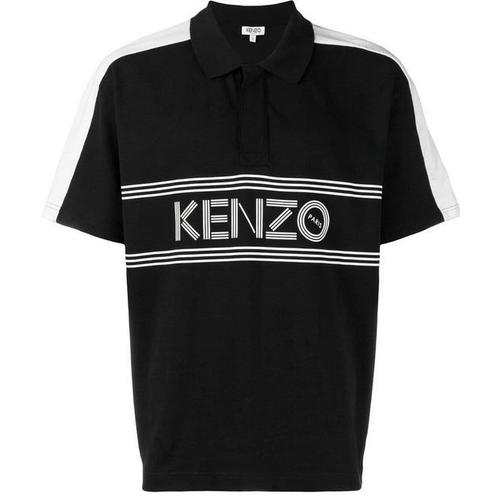 Kenzo Polo Homme Logo Tourterelle Noir