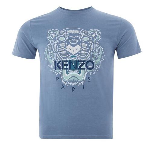 Kenzo T-Shirt Homme Tigre Bleu