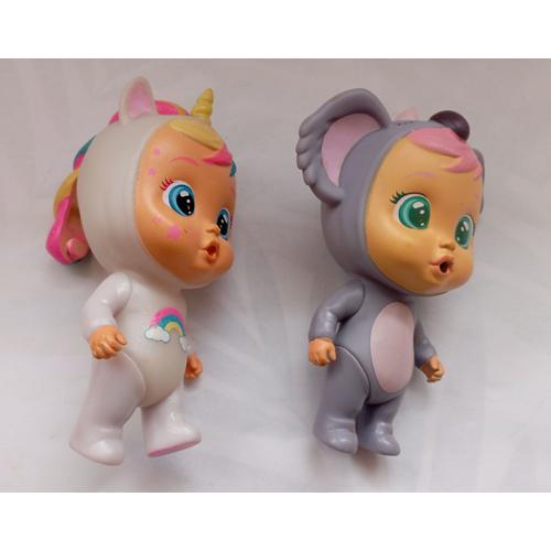 Lot De 2 Figurines Cry Babies Magic Tears - Dreamy Licorne Et Koali - Imc Toys