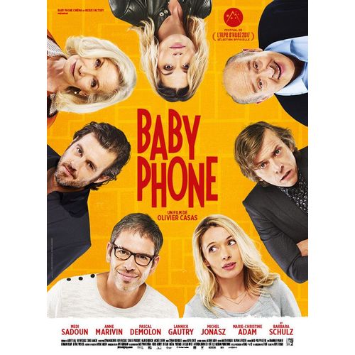 Affiche De Cinéma " Baby Phone " - Format 120x160 Cm- De Olivier Casas Avec Medi Sadoun, Anne Marivin, Pascal Demolon, Lannick Gautry, Michel Jonasz, Barbara Schulz, Mc Adam - 2017