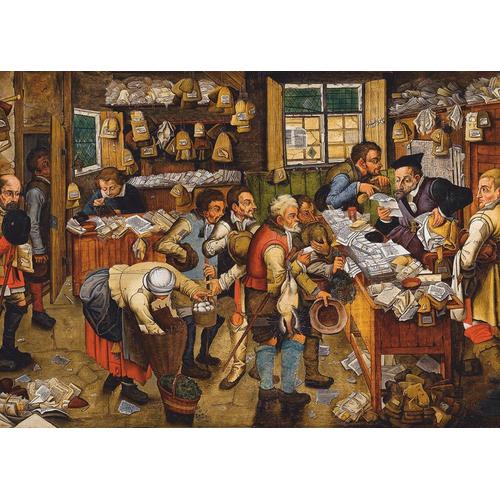 Puzzle 1000 Pièces Brueghel Pieter Le Jeune : Le Paiement De La Dîme, 1617-1622