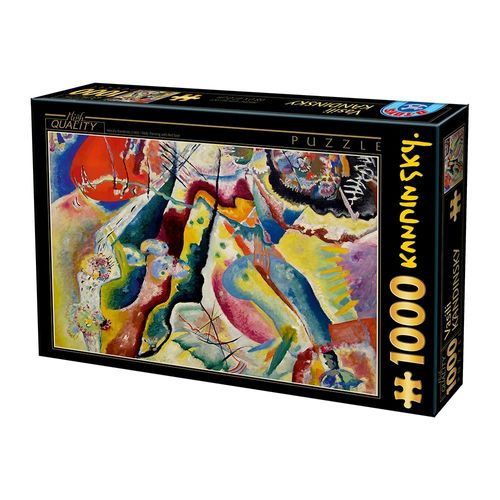 Puzzle 1000 Pièces Kandinsky Vassily: Painting With Red Spot