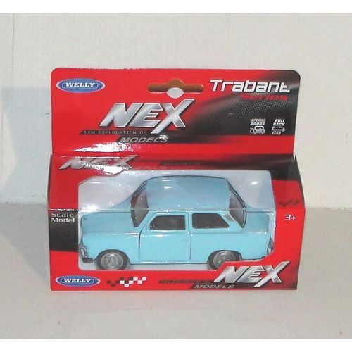 Trabant Welly Voiture Metal Bleu Nex Models 11 Cm