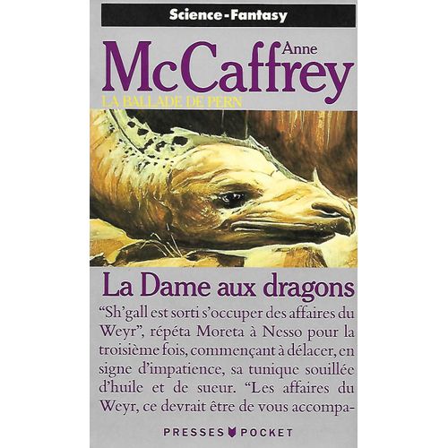 [ Pocket Science-Fantasy # 5361 ] " La Dame Aux Dragons " : La Ballade De Pern ( Tome 4 ) - Avec Sa Carte En Couleurs " Tirée À Part " Fixée Au Début Du Livre
