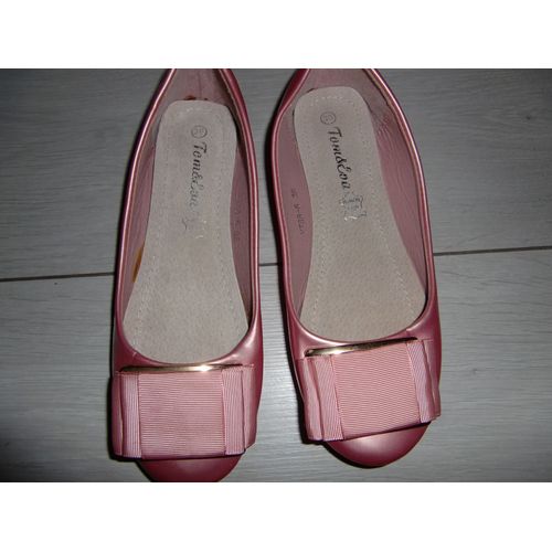 Ballerines Rose Satin Barbie  36