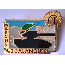 11rc Cfpl Pins Des Marches Des Calanques (1996?) Du 11 Régiment De Cuirassiers De Carpiagne