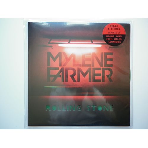 Mylene Farmer Maxi 33tours Vinyle Rolling Stone Disque Couleur Vert