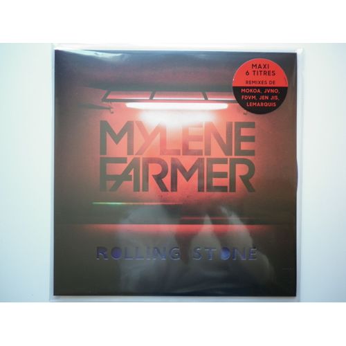 Mylene Farmer Maxi 33tours Vinyle Rolling Stone Disque Couleur Violet