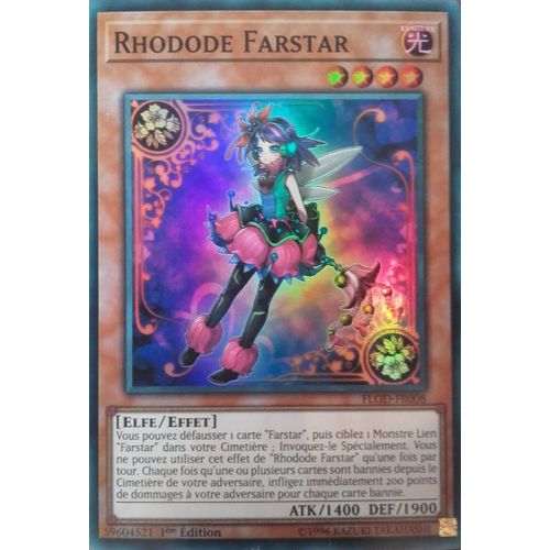 Yu-Gi-Oh ! - Flod-Fr008 - Rhodode Farstar - Super Rare