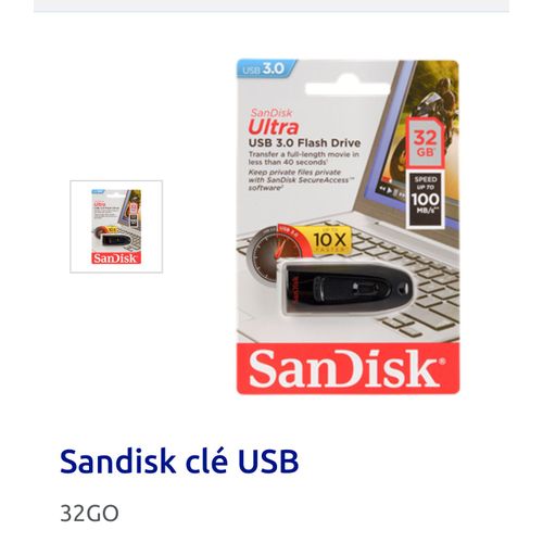 Clé USB 3.0 Flash Drive 32 GB