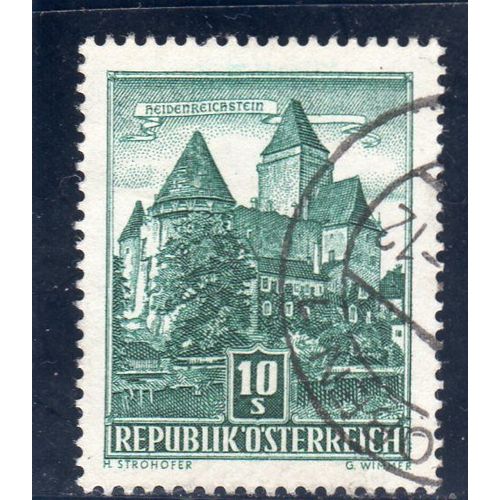 Timbre-Poste DAutriche (Château DHeidenreichstein)