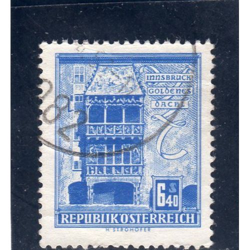 Timbre-Poste DAutriche (Le « Goldenes Dachl » À Innsbruck)