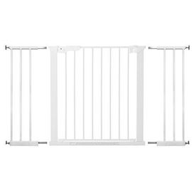 Babydan Premier Barrière De Sécurité À Fixer Par Pression Blanc 73,5-119,3 Cm