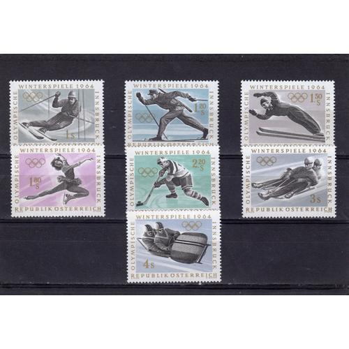 Timbres-Poste DAutriche (Jeux Olympiques DHiver À Innsbruck)
