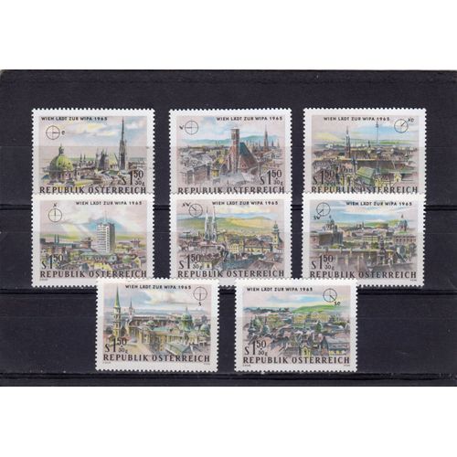 Timbres-Poste DAutriche (Wipa 1965 : Exposition Philatélique Internationale À Vienne)