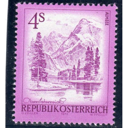 Timbre-Poste DAutriche (Lac DAlm)