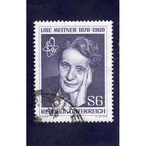 Timbre-Poste DAutriche (Centenaire De La Naissance De La Naissance De La Physicienne Lise Meitner)