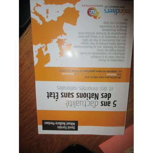 5 Ans D'actualité Des Nations Sans État Et Des Minorités Nationales