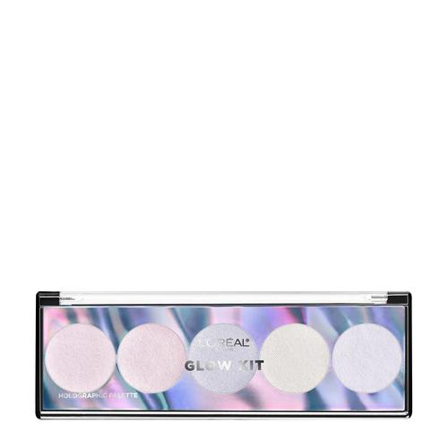 L'oreal Highlighter Palette Glow Kit 01 Holographic 