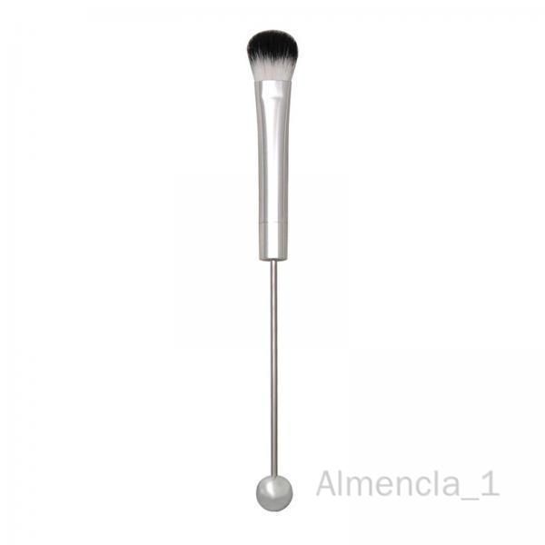 3 Pinceaux Cosmétiques Poignée Métallique Diy Blending Eye Brush Pour Fard À