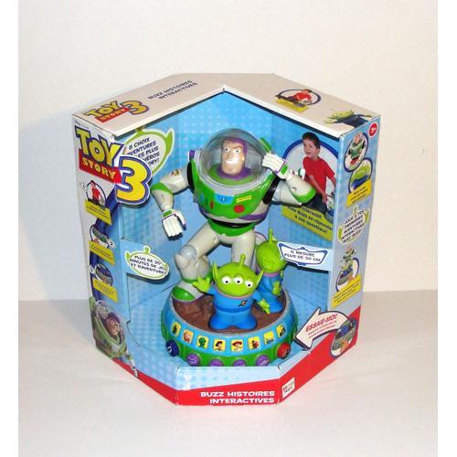 Toy Story Figurine Buzz L'Éclair Interactif Sur Socle Amovible Avec 2 Aliens Animés Buzz Histoires Interactives Special Box Fr