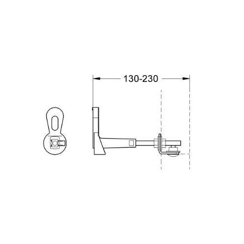 GROHE Support mural pour WC Rapid SL Element 38733000