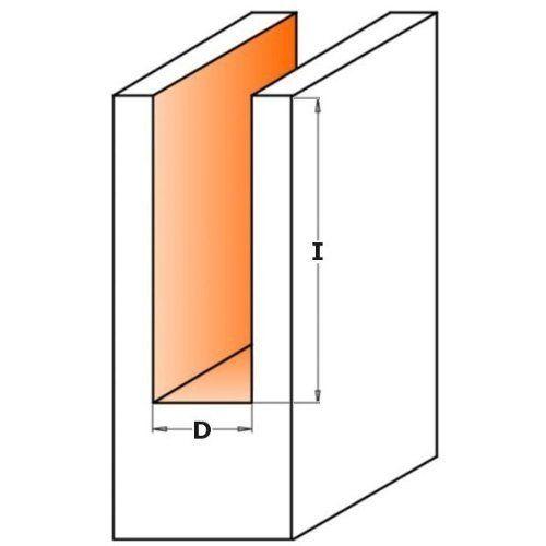 CMT Orange Tools 712,050,11 Fraise hwm s d droite 6 18 5 x 60 lt