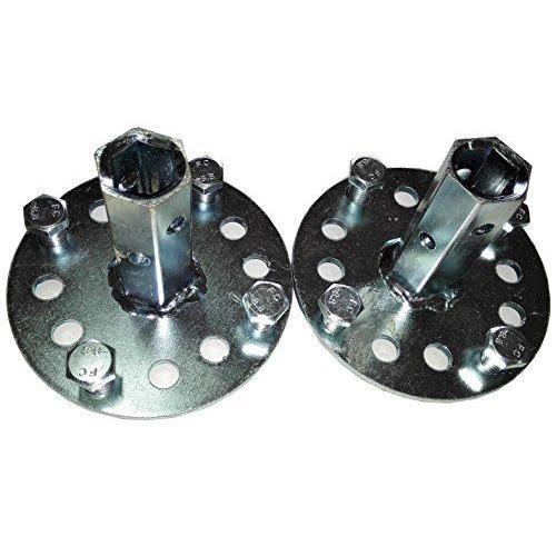 Bricoferr PT600041 Axe hexagonal de 23 mm pour roues métalliques et matériel de motobineuse