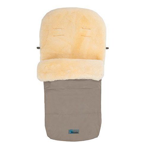 Altabebe Mt220projecteur-61peau D'agneau D'hiver Chancelière Pour Poussette Cap Nord Collection Beige 12-36mois