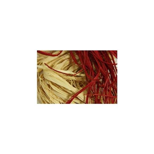 Maildor 196006c Pelote Raphia Naturel 50 G Rouge