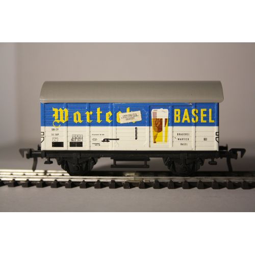 Wagon Frigo Suisse "Warteck-Bier" Fleischmann Ho Référence 1209-Fleischmann-Fleischmann