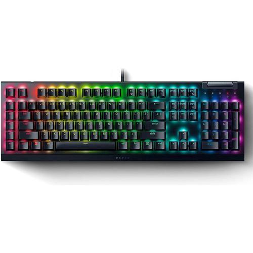 Clavier mécanique à commutateur jaune Razer Blackwidow V4 X Rgb Pt