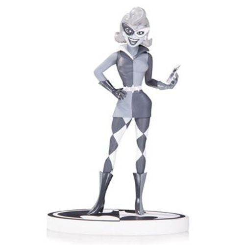 Batman Black & White Statuette Harley Quinn By Paul Dini 2nd Edition 18 Cm