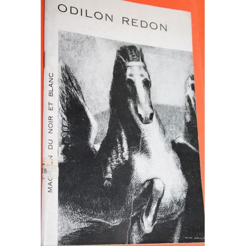 Odilon Redon, Magicien De Noir Et Blanc - Préface De Claude Roger-Marx - Exposition 1958