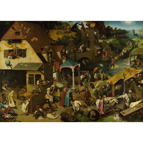 Puzzle 1000 Pièces Brueghel Pieter - Les Proverbes Flamands
