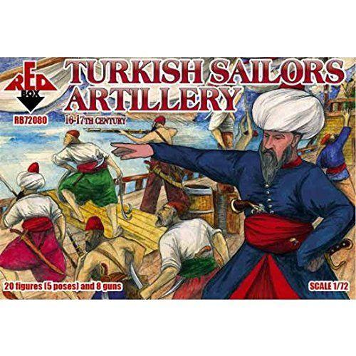 Red Box Rb72080-Modèle Kit Turkish Sailor, 16-17e Siècle, Artillerie Gris