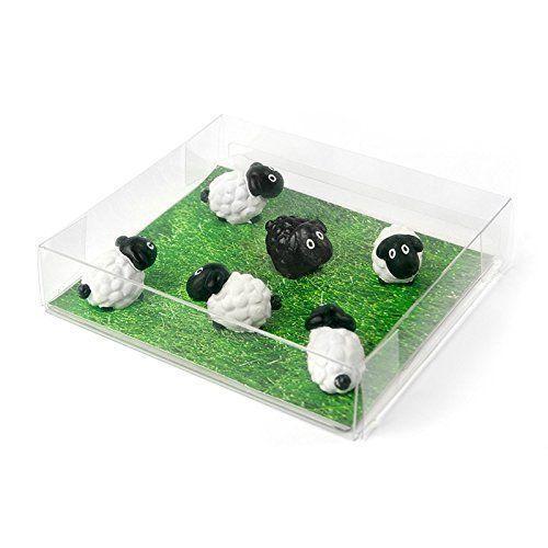 Trendform-Bloc ``Moutons Animaux Assortis Bureau Style Aimants, Lot De 6