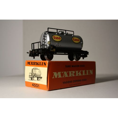 Wagon Citerne Esso Märklin Ho Référence 4501-Marklin