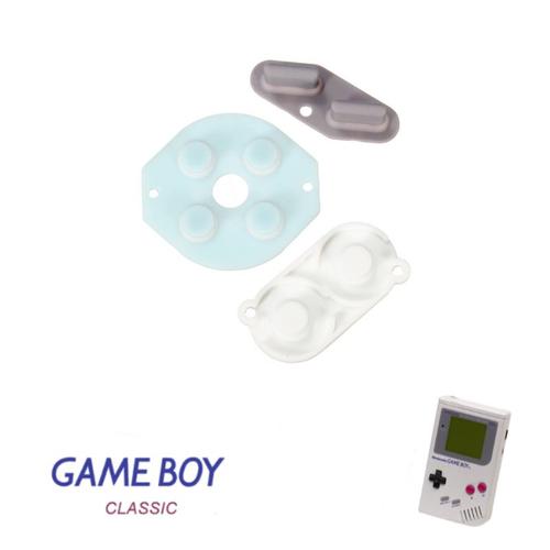 Caoutchouc Carbone Boutons A-B, Directionnelles Pour Gameboy Classic (Gb)