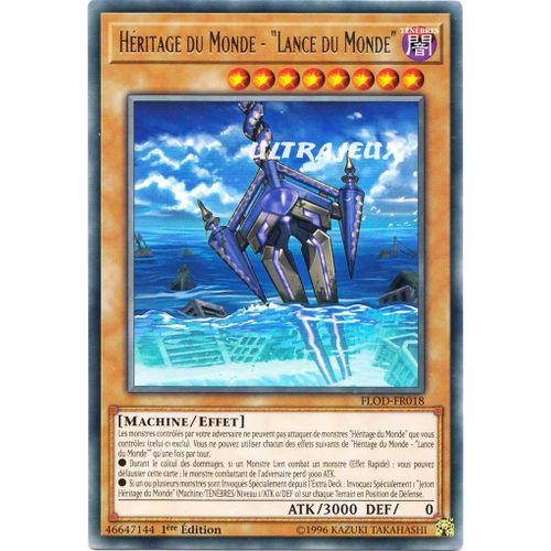 Yu-Gi-Oh! - Flod-Fr018 - Héritage Du Monde - "Lance Du Monde" - Rare