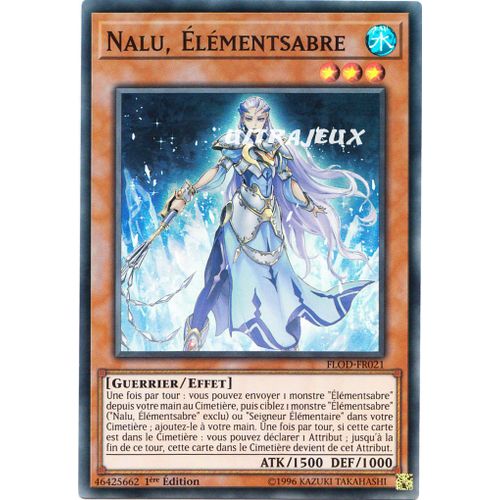 Yu-Gi-Oh! - Flod-Fr021 - Nalu, Élémentsabre - Super Rare