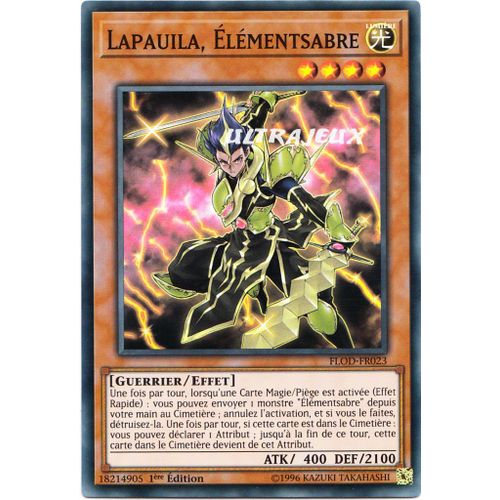 Yu-Gi-Oh! - Flod-Fr023 - Lapauila, Élémentsabre - Super Rare