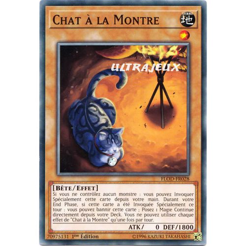 Yu-Gi-Oh! - Flod-Fr028 - Chat À La Montre - Commune