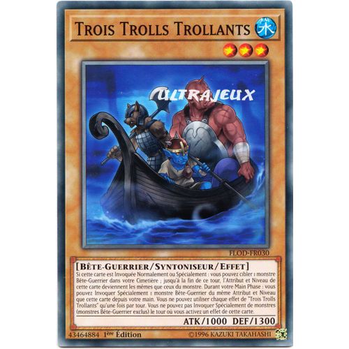 Yu-Gi-Oh! - Flod-Fr030 - Trois Trolls Trollants - Commune