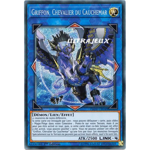 Yu-Gi-Oh! - Flod-Fr048 - Griffon, Chevalier Du Cauchemar - Secret Rare